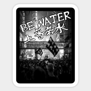 FREE HONG KONG / BE WATER Sticker